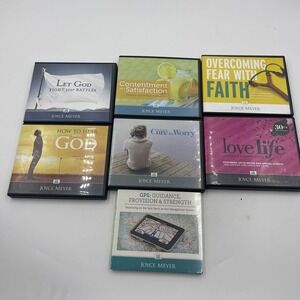 Joyce Meyer CD Collection 7 Spiritual Growth &‎ Faith Building Titles